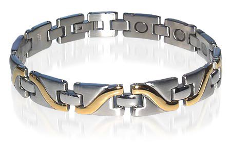 New Stainless Steel Magnetic Therapy Bracelet 8 Inches