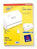 Avery Inkjet Labels 139x99.1mm - 4 labels per sheet (25 sheets)
