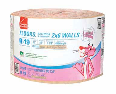 Owens Corning E59 Insulation R19 Kraft 15 X 94