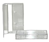 5 Clear & Clear Wide Back Cassette Boxes #CABS15CL - 4-1/4
