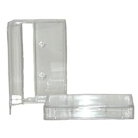 50 Clear & Clear Wide Back Cassette Boxes #CABS15CL - 4-1/4" x 2-3/4" x 5/8" (Audio Tapes, Boxes)