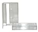 50 Clear & Clear Wide Back Cassette Boxes #CABS15CL - 4-1/4" x 3.75" x 5/8" (Audio Tapes, Boxes)