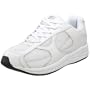 Drew Shoe Men's Surge Athletic Walking Shoe,White,12 M US