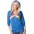 Rebel Yell Hoodie Clothing For Women- Chevron Jacket - Hoody Striped - Hooded Sweatshirt