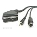 21 Pin Scart Plug / S-Video & 3.5mm Stereo Jack Plug Audio Video