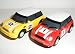 Micro Scalextric - Pair of BMW Mini Cooper - Red / Yellow - 1/64th Scale Slot Cars
