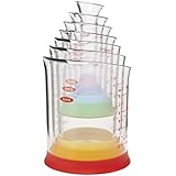 OXO Good Grips 7-Piece Nesting Measuring Beaker Set, Multicolored
