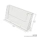 A4 brochure holder - landscape - BHC330 - Pack of 5