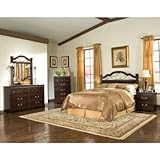 Sorrento King Panel Bedroom Set (1 BX-4016, 1 BX-4026, 1 BX-4020, 1 BX-4029 ....