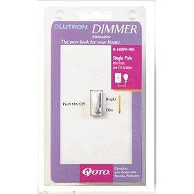 Click here to buy LUTRON ELECTRONICS CO. Q-600PH-IV SINGLE POLE DIMMER by Lutron Electronics Co..
