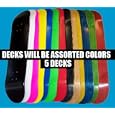Moose Blank Skateboard Decks (Set of 5, 7.75
