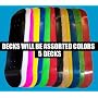 BLANKS: 5 - 7.75" - Skateboard Decks Assorted Colors + Grip