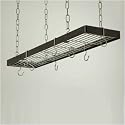 Rogar International Gourmet Rectangle Pot Rack