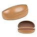 Sunglass Case Hard Shell | Large Eye Glasses Case For Men And Women | Protective Holder for Eyewear | Fits Most Eyeglasses | Light Brown