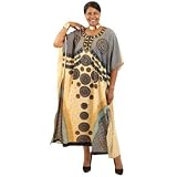 Persian Solar Print Polyester Caftan