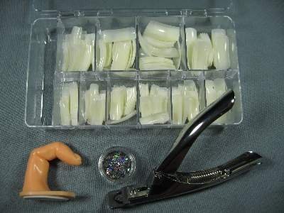 Tipbox 250er, Natural, + 1 Cutter + Dose Sterne + Finger Preisvergleich