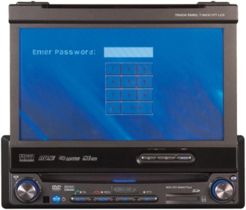 Jensen VM9512 7-Inch Motorized Touch-Screen Multimedia Receiver