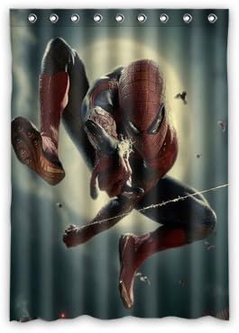 Comfortable The amazing spider man art Window Curtains/drape/panels/treatment Polyester Fabric Office/Home/Bedroom Decor 52"x 72"