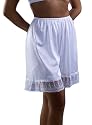 Underworks Pettipants Nylon Culotte Slip Bloomers Split Skirt 9-inch Inseam