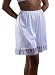Underworks Pettipants Nylon Culotte Slip Bloomers Split Skirt 9-inch Inseam Medium-Black