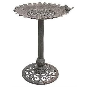 Midas-Lin #29619CR Sunflower COP Birdbath by Midas-Lin
