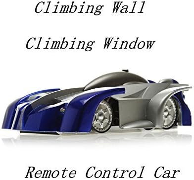 Wall Climber Remote Control Car Ceiling Climbing Anti Zero Gravity Electric Toys Rc Mini Stunt Car Lucky Boy(blue))