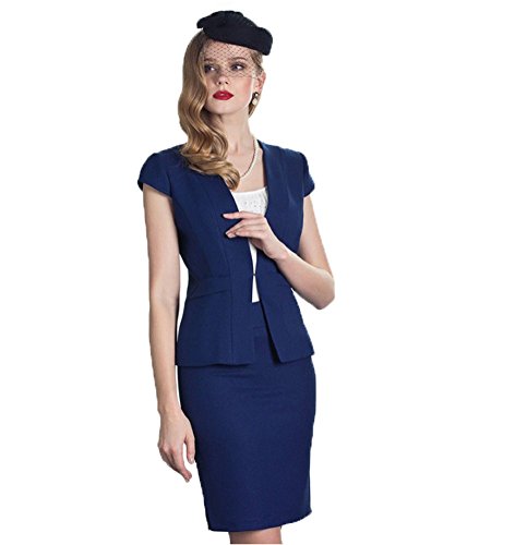 [ニューヤ] Newya レディース スーツ フォーマル ワイシャツ タイトスカート 通勤 ビジネス クールビズ サマースーツ 入学式 卒業式 事務服 面接 冠婚葬祭 ツーピース 同窓会 キャリア 女性 就活 ママ ウオッシャブル