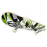 Opsprey Pro Double Kick Skateboard Green / Black Design