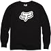 Fox Racing All Day Long Youth Boys Long-Sleeve Sportswear Shirt - Color: Black/White, Size: KMedium