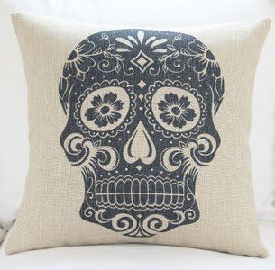 Peneric 2 Pcs New 2014 Pillow Case Cotton Linen Cushion Cover Fabric Couples (A)