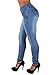 Style G154- Colombian Design, Mid Waist, Butt Lift, Levanta Cola, Skinny Jeans