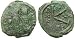 Justin II, 15 November 565 - 5 October 578 A.D.; Bronze Half Follis