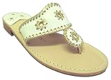 Jack RogersWhite Gold Navajo Hamptons Sandals
