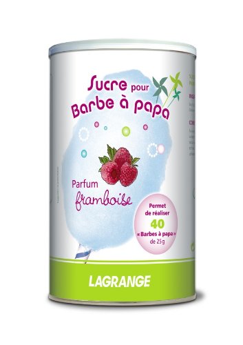 Lagrange - 380003 - Sucre spécial Barbe à Papa - 1 kg - Framboise