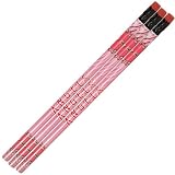 MLB Los Angeles Angels of Anaheim 3-Pack Team Logo Pencil Set - Pink