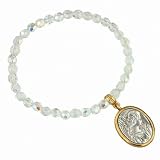 Crystal Guardian Angel Stretch Bracelet