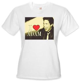 American Idol I Love Adam Lambert T-Shirt (White)