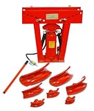 Heavy-Duty 16-Ton Air Hydraulic Pipe Bender - 8 Bending Dies 1/2