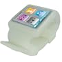 igadgitz Housse Etui Pochette Coque Case en Silicone de couleur Transparent Clair avec Bracelet pour Apple iPod Nano 6G 6�me Gen G�n�ration 8 go gb & 16 go gb + protecteur d'�cran