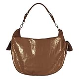 IMAGE OF Mimi in Memphis Bari Mimi Double Large Pocket Hobo Color: Mocha