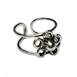 Floral Petal Sterling Silver Ear Cuff