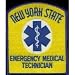 New York State EMT patch Tombstone style