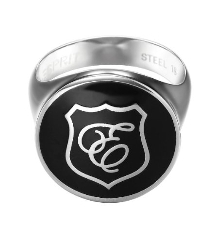 Esprit Damen-Ring Edelstahl E-Motion Black Gr. 58 (18.5) ESRG11499A180 Preisvergleich
