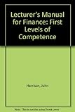 Finance : first levels of competence