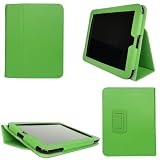 Supcase(TM) HP TouchPad Premium PU Leather Case With Stand YG001 (Green)