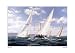 Tacking Duel (LE) (signed and numbered) - Steven Dews Art Print Poster 34 x 24