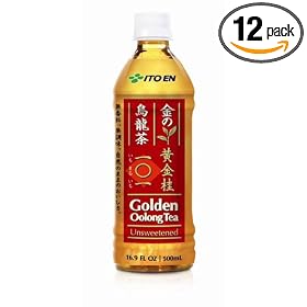 Ito En Golden Oolong Tea Unsweetened, 16.9 Ounce Bottles (Pack of 12)