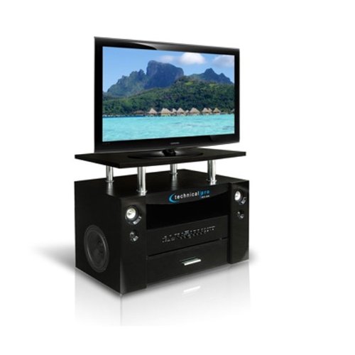 Technical Pro 72-TS32 Television Stand with Amplifier & Speaker System Technical Pro 72-TS32 Television Stand with Amplifier & Speaker System