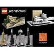 Lego Architecture Set of 7 Kits: The White House, Fallingwater, Guggenheim, Space Needle, Empire State Building, John Hancock, Sears Tower