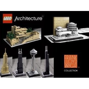 Lego Architecture Set of 7 Kits: The White House, Fallingwater, Guggenheim, Space Needle, Empire State Building, John Hancock, Sears Tower